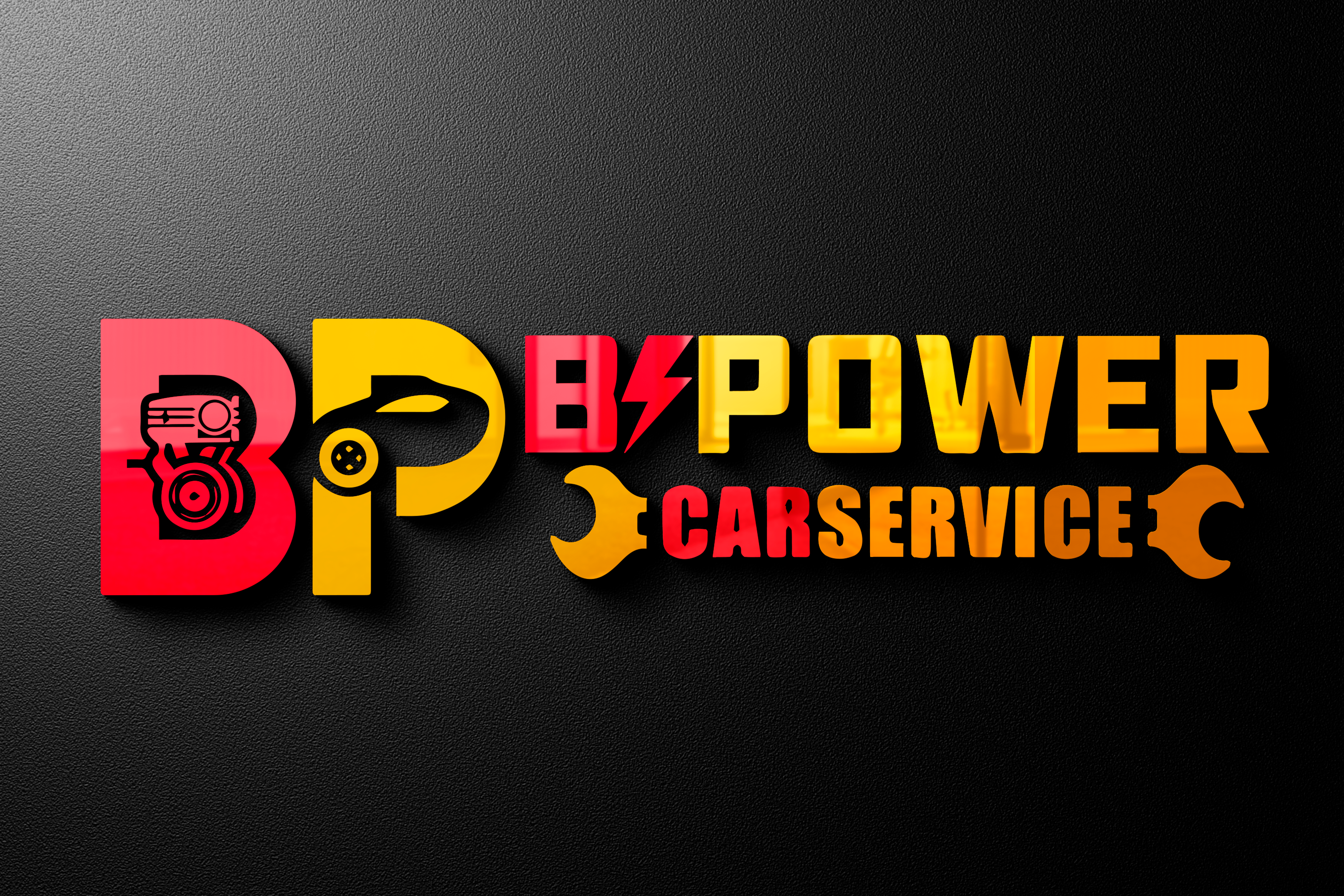 Logotipo BP Power Car Service